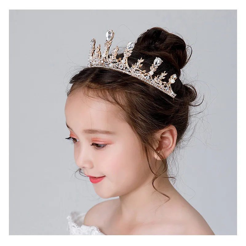 Children Tiara Crown Jewelry Princess Girl Tiara Small Crowns Crystal