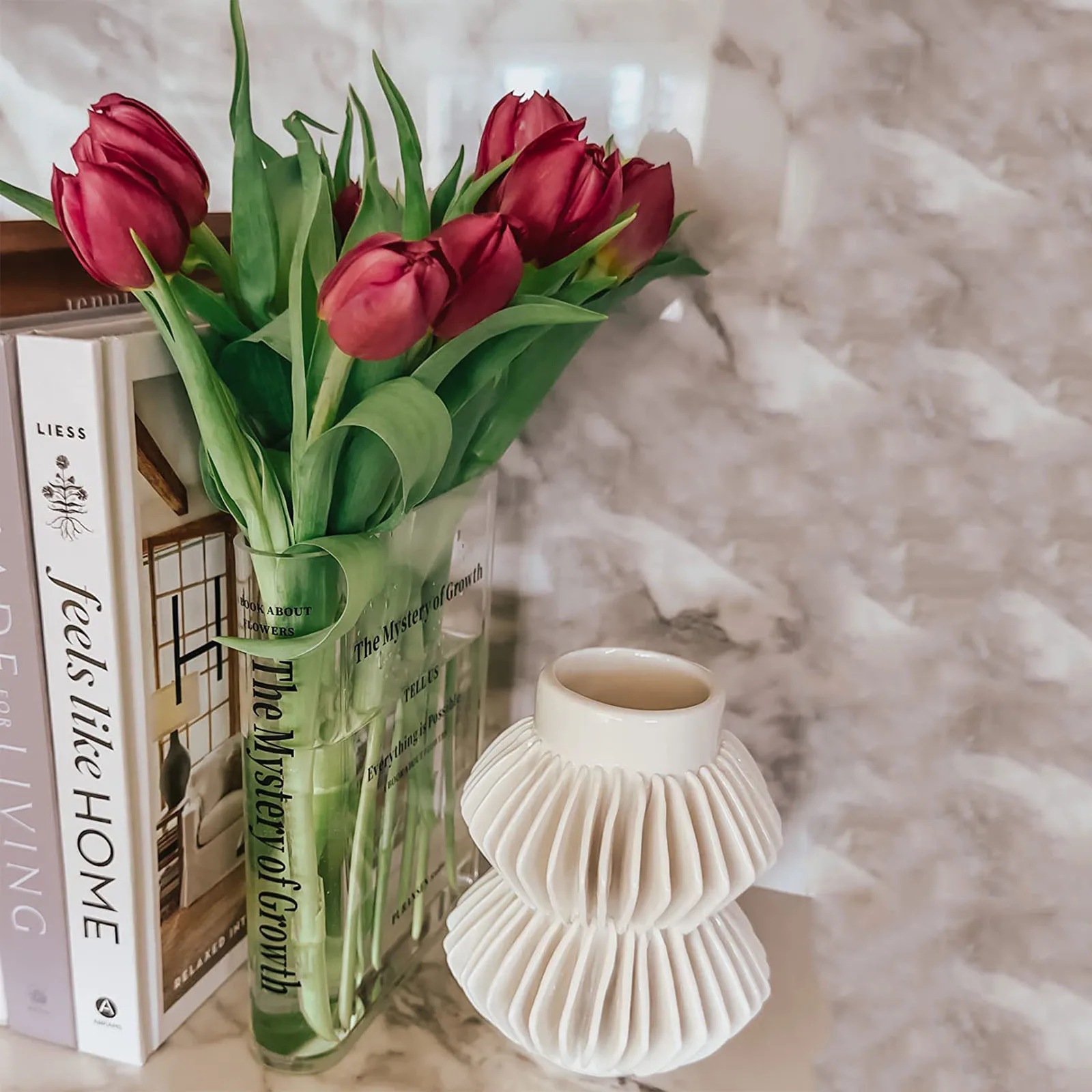 Book Vase For Flowers Wedding Decor Artistic And Cultural Flavor