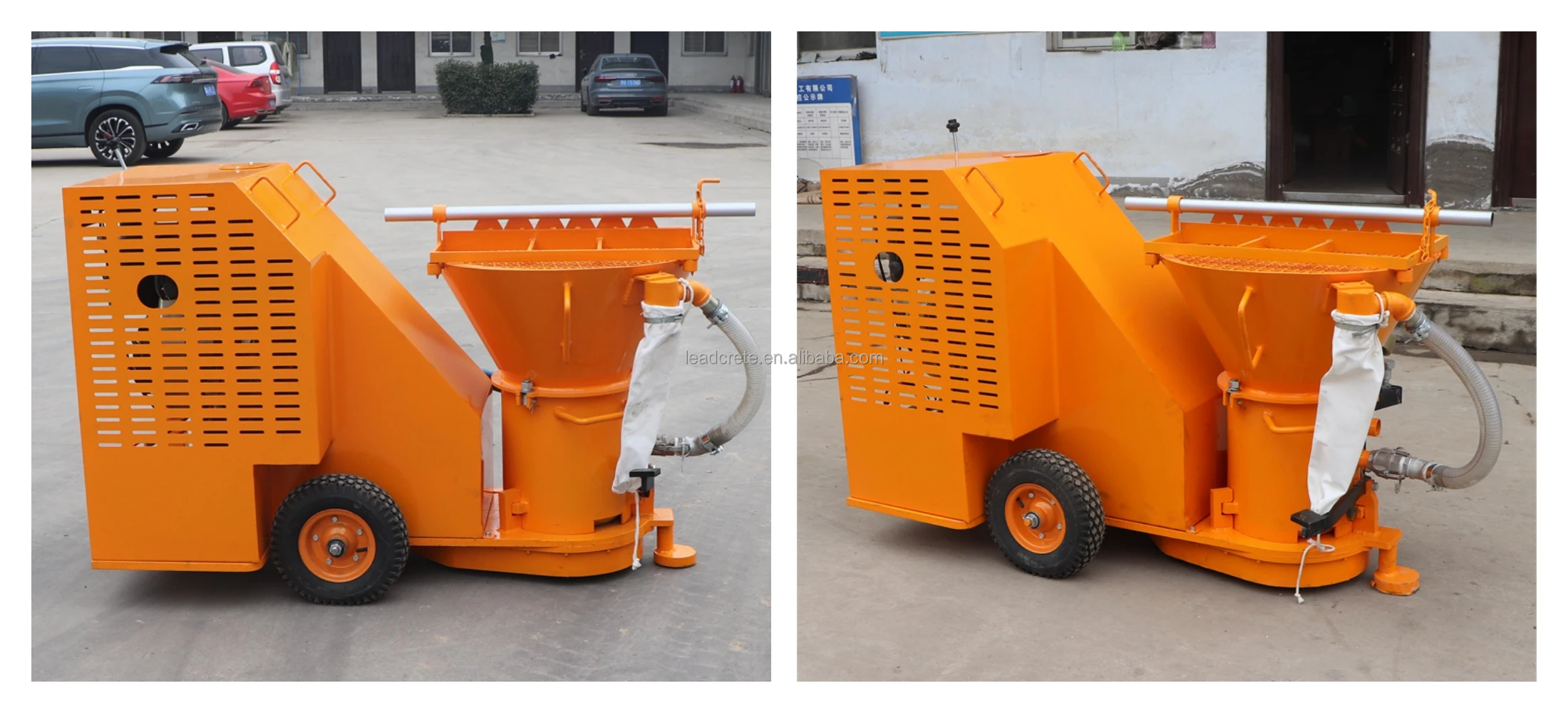 Dust Collector Dry Mix Shotcrete Gunite Refractory Machine Concrete ...