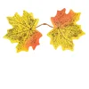 Maple Leaf A8, Bordes Rojos, Amarillo