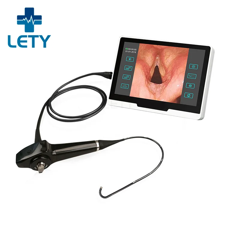 Flexible Video Rhinolaryngoscope Throat Endoscope Nasal Endoscope