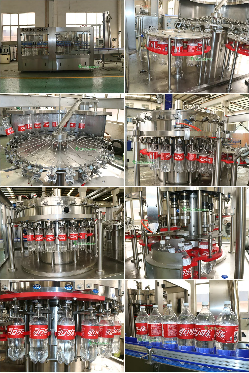 Bkbk01 Automatic Bottle Cola Soda Beverage Carbonated Drink Filling