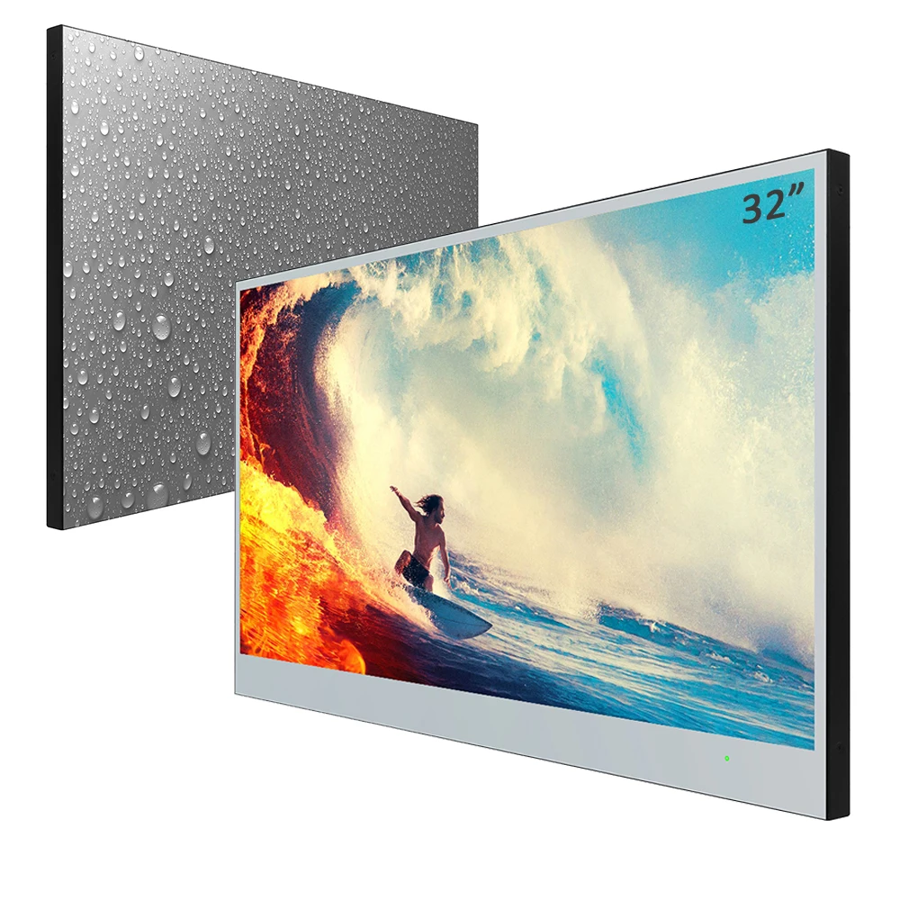 32 Inch  Smart LED Bathroom Android Mirror TV Used in the Hotel Hot Sales Amz