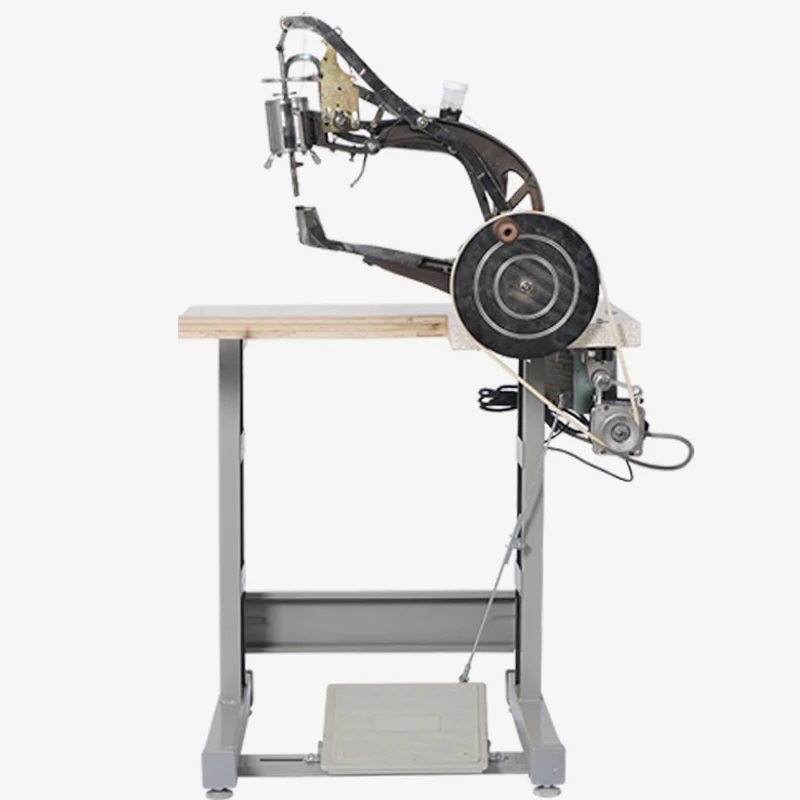 TEBAK Manual or Electric Bring a Table Old-fashioned Single Needle Cylinder Bed Shoes Repairing Machine Full Set