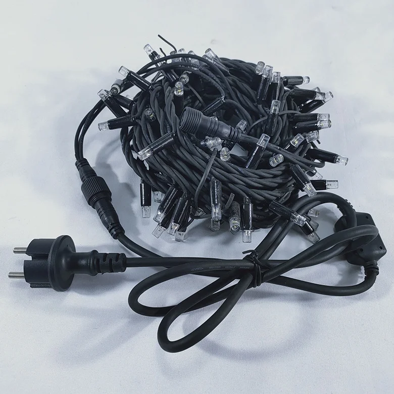 10M100LED20M Rubber Wire LED Lights String Outdoor Waterproof IP65 Christmas LED Lights String Holiday Lights Decorative l