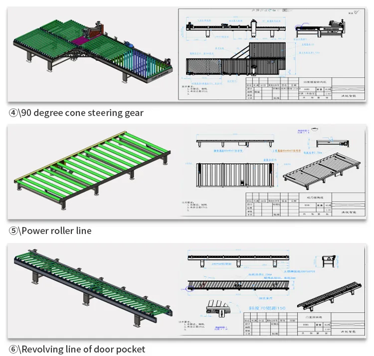 Hongrui High Quality Material Handling Unpowered Roller Conveyor factory