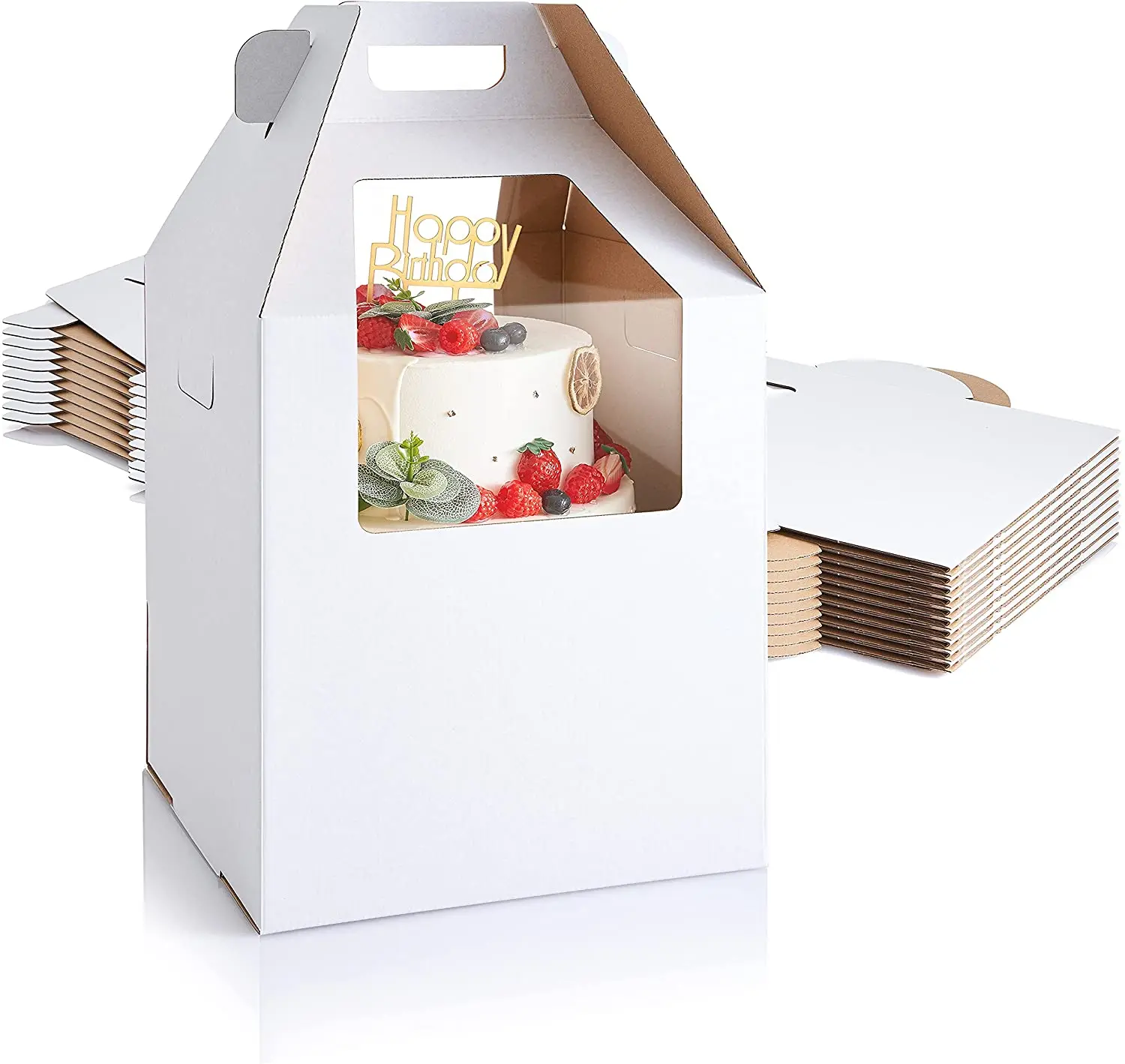 8X8X5 inch Cake Boxes | Wholesale Price for 50pcs in India