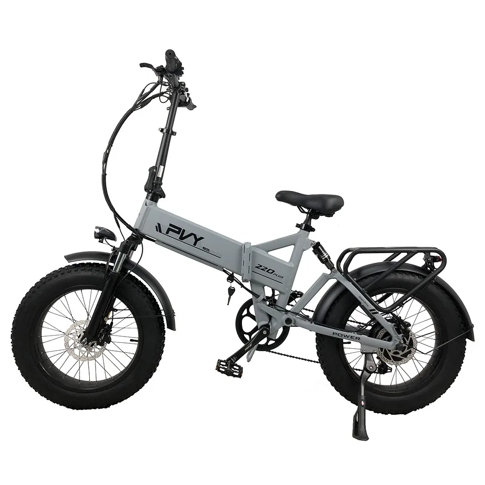 PVY Z20 Plus Fat Tire Elektro fahrrad Faltrad 20*4.0In PVY Ebike Mountainbike Voll federung 1000W 16.5AH Für Schnees and