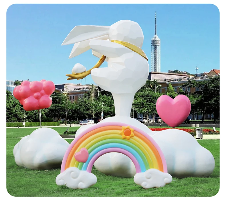 Bulutlu Manzara Decorations - Elegant Fiberglass Cloud Props