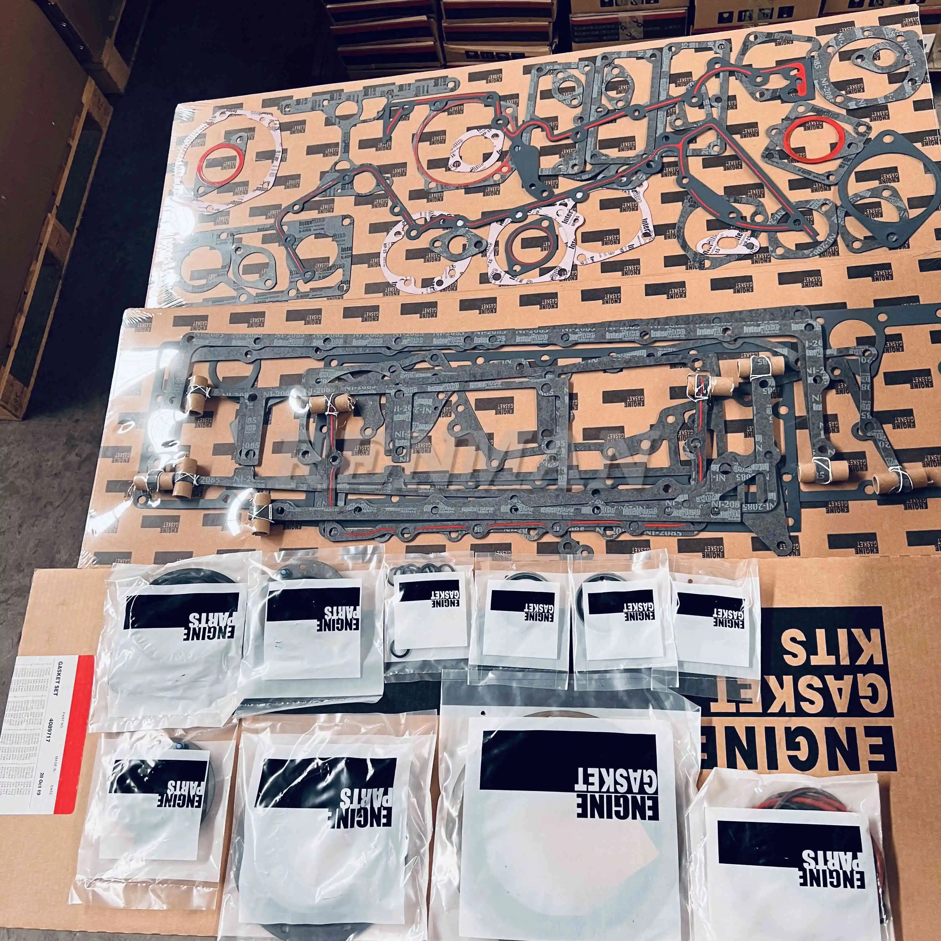 Cummins QSK19 QSK Lower Engine Gasket Set 4089717 4025209 4376513 