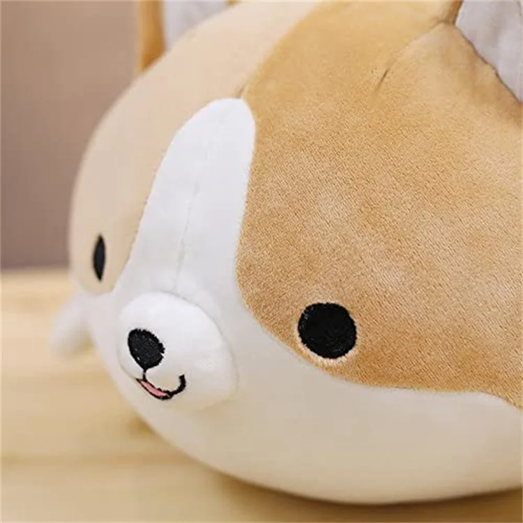 Cute Shiba Inu & Plush Corgi Dog Cushion Soft Cotton Stuffed Animals Toys Unisex Birthday Gifts for Boys & Girls