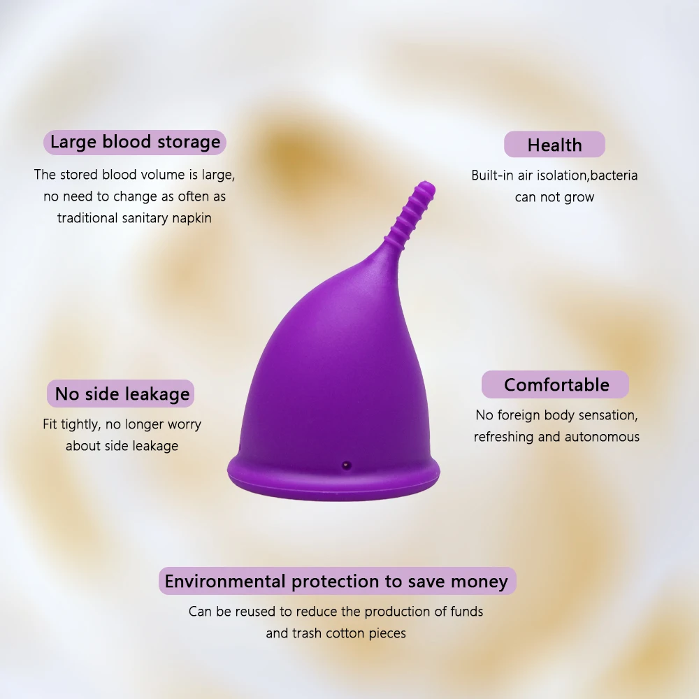 Manufacturer New Menstrual Cup Free Sample Menstrual Cup Custom 100