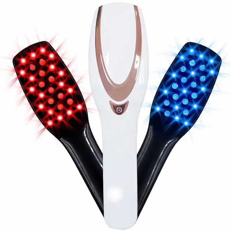 Portable Photon Therapy Anti Hair Loss Head Care Massage Brush Hair Growth Laser Comb