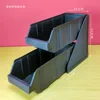 Brown two-compartment combination shelf