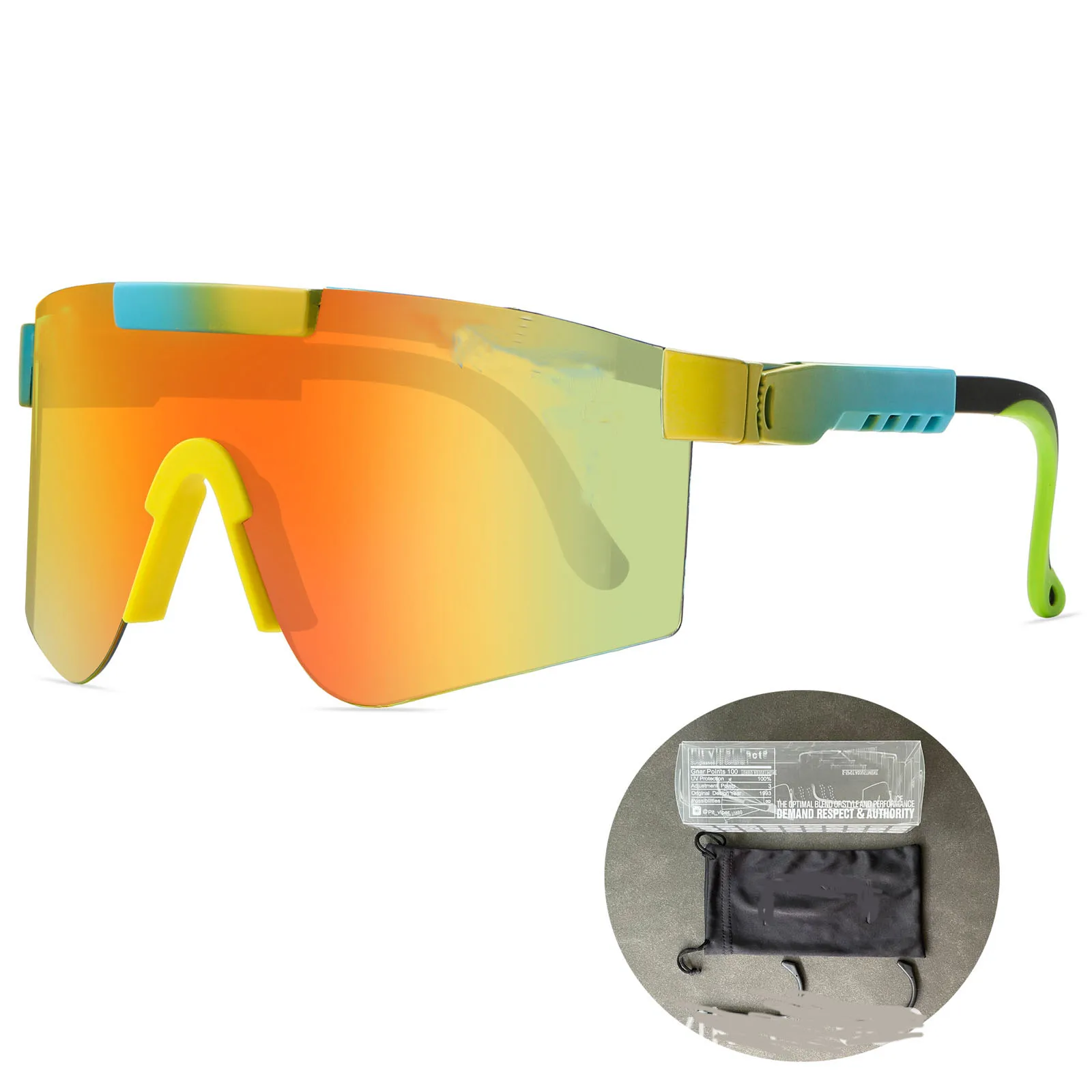 Hot Products Pits Vipers 27 Colors Eyewear Frame Mirrored Lens ...