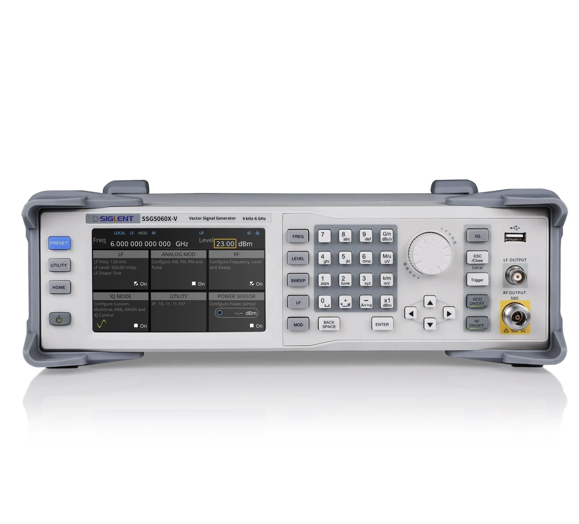 SSG3021X-IQE,9kHz~2.1GHz External IQ Modulation RF Signal Generator