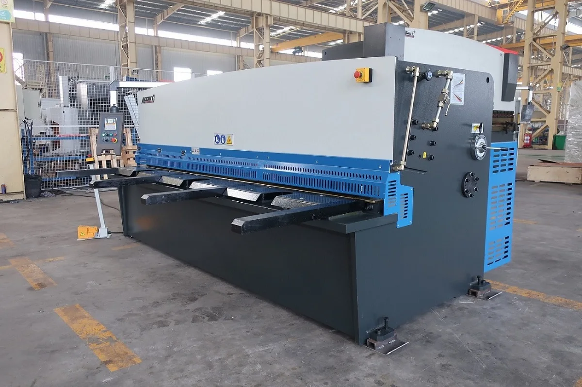 ACCURL cnc hydraulic  QC12Y-10*3200 for aluminum steel stainless steel swing beam shearing machine
