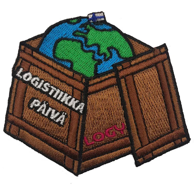 Нашивка С Вышивкой белого медведя на