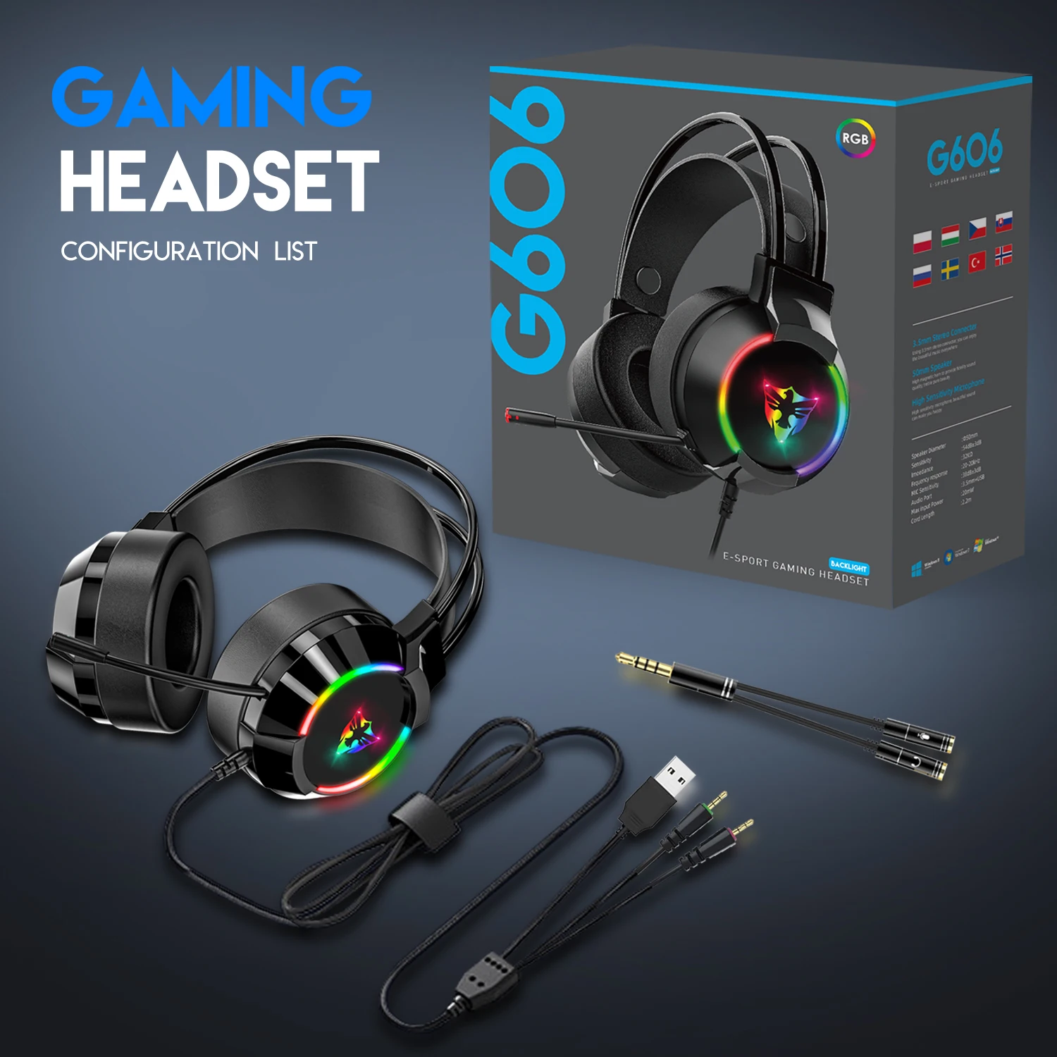 G606 Game Headphones - Superior Gaming Audio Experience
