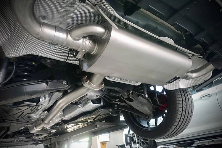 fiber exhaust muffler