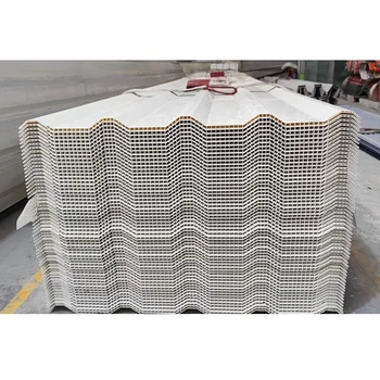 Light weight building material corrugated hollow pvc roof sheet for Pig farm
