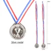Silver medal - trophy (strap about 75cm 4g)