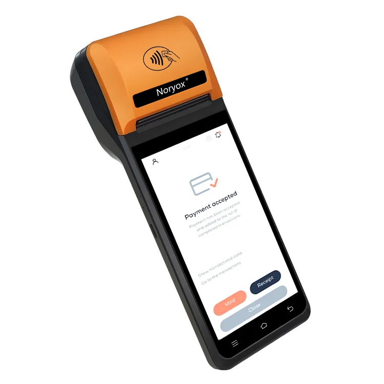 Pos Factory Android 12/13 Handheld Pos With 58mm Printer Terminal 5.5 Inch Restaurant Pos System Wireless Fiscal Cash Register