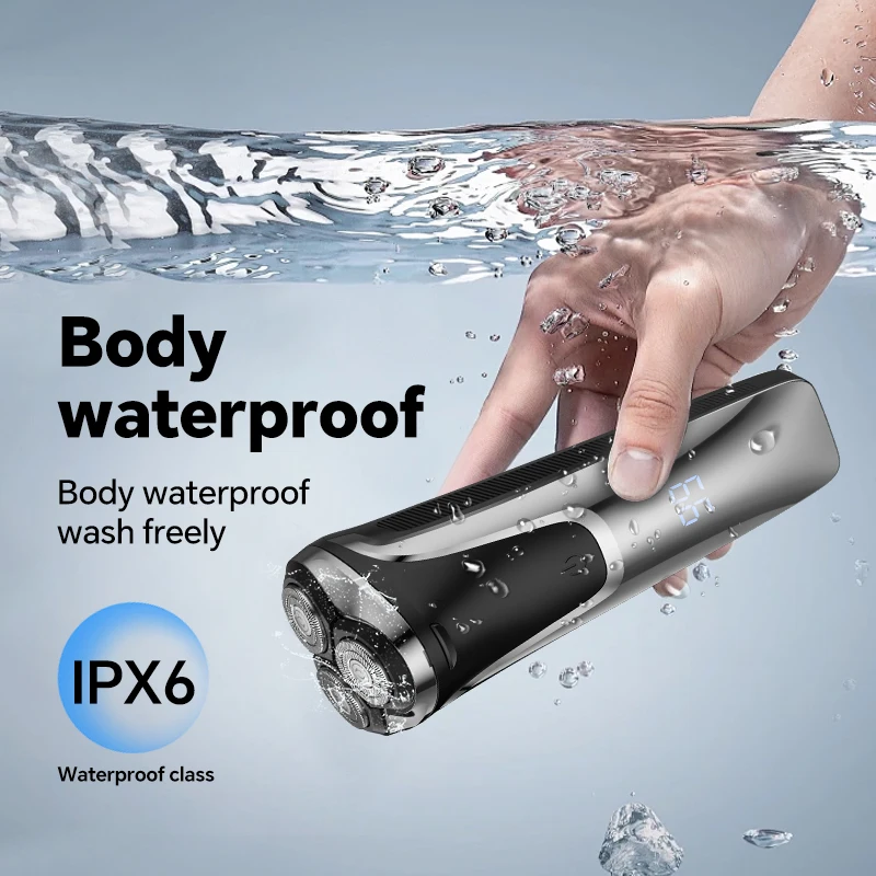 Intelligent Men's Electric Shaver Floating Structure New USB Travel-friendly; for Household RV Use Three Blades for Full Body manufacture