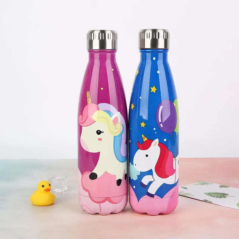 Buy Unicorn Stainless Steel Insulated Water Bottle (500 ml, Pack of 2) at  Sehgall