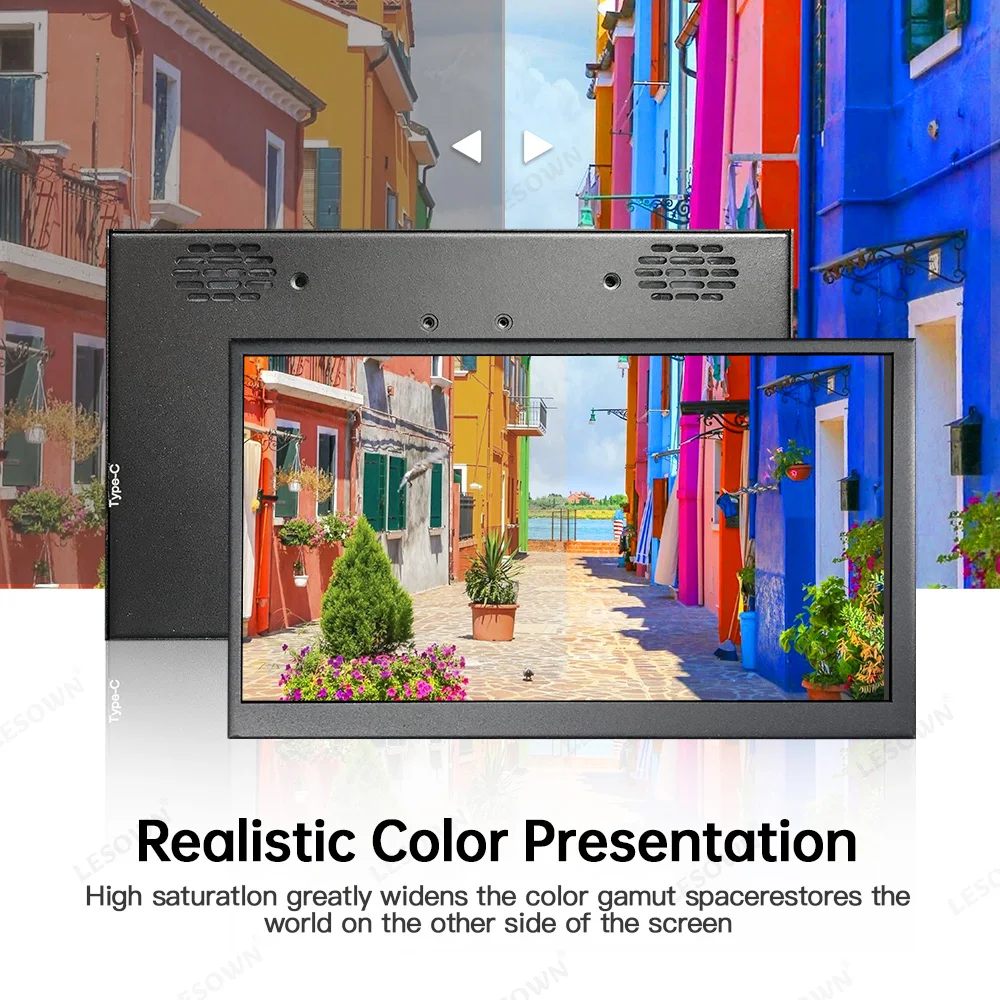 IPS Computer HD Touch Screen Display USB Type C Portatil LCD 7 Inch Mini Small Monitor Portable Screen for PC Smartphone