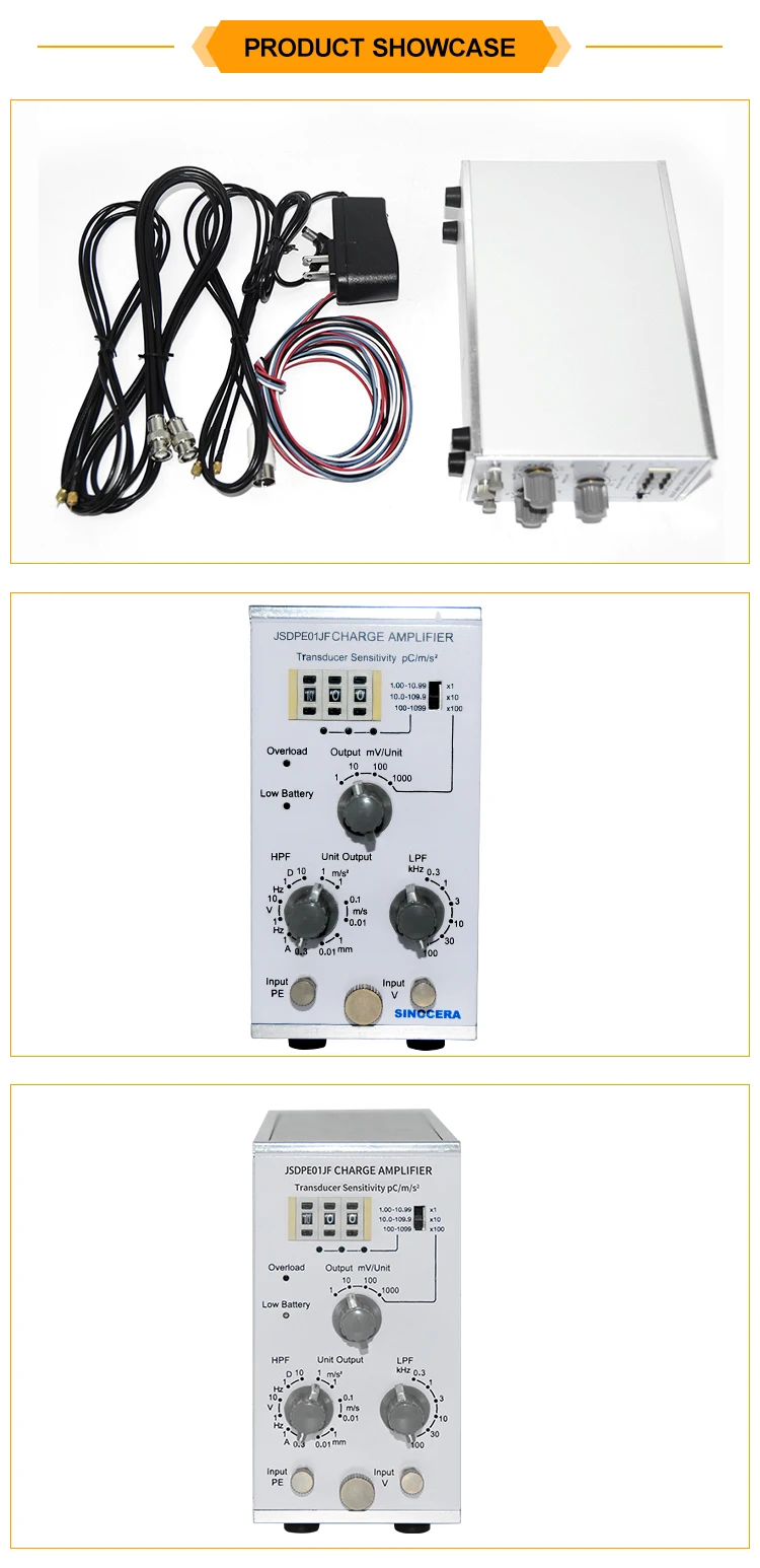 JSDPE01JF Factory Wholesale Price Small Size And High Integration Charge Amplifier For Vibration Sensor details