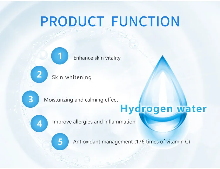 Shendiao H2O Hydrogen Oxygen Machine Led Pdt Light Therapy LED Mask