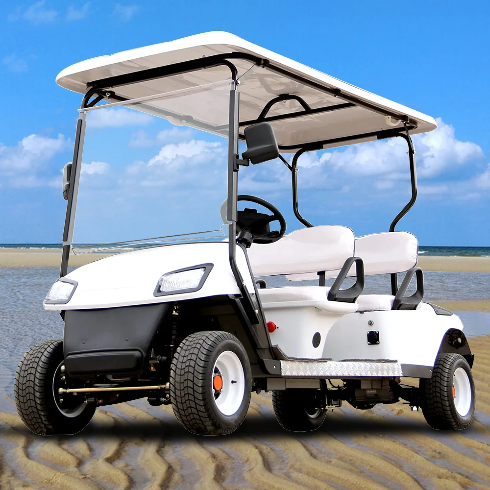 Electric Lifted Golf Car Sightseeing Car 4 Wheel Drive Electric Golf Carts