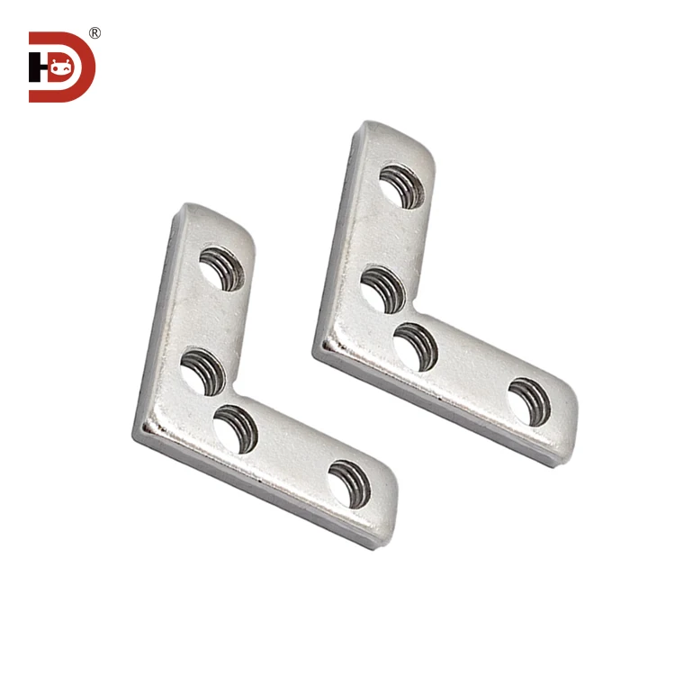 Industrial Aluminum Profile Side Connectors, Internal groove Connectors, Fixing Components 3030 4040, Frame Fixation factory