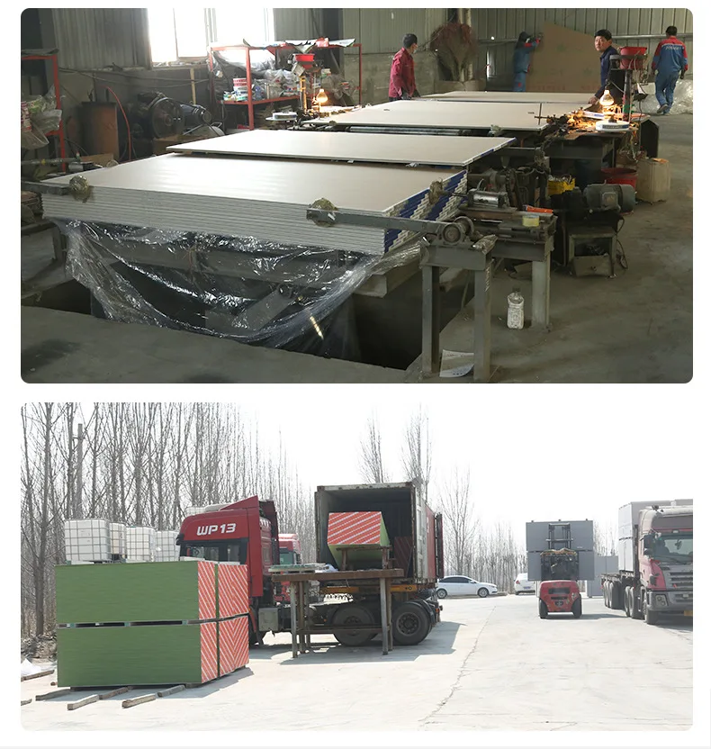 Moisture Resistant 9mm Gypsum Board Partition Gypsum