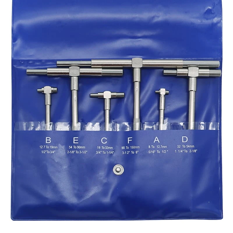 6Pcs Telescopic Gauge Set, Icroeter Easuring Tools, T Bore Hole - View #8