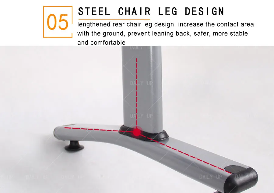 Steel Frame Public Waiting Chair With Ergonomic Armrests Solid Beam Seating Bench For Hospital Airport Stadium Bus Station Park