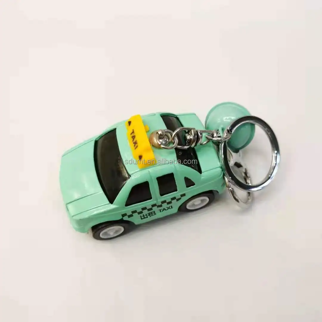 Hot Sale Small Gift Cartoon Mini Car Keychain Bus Model Keychain Cute