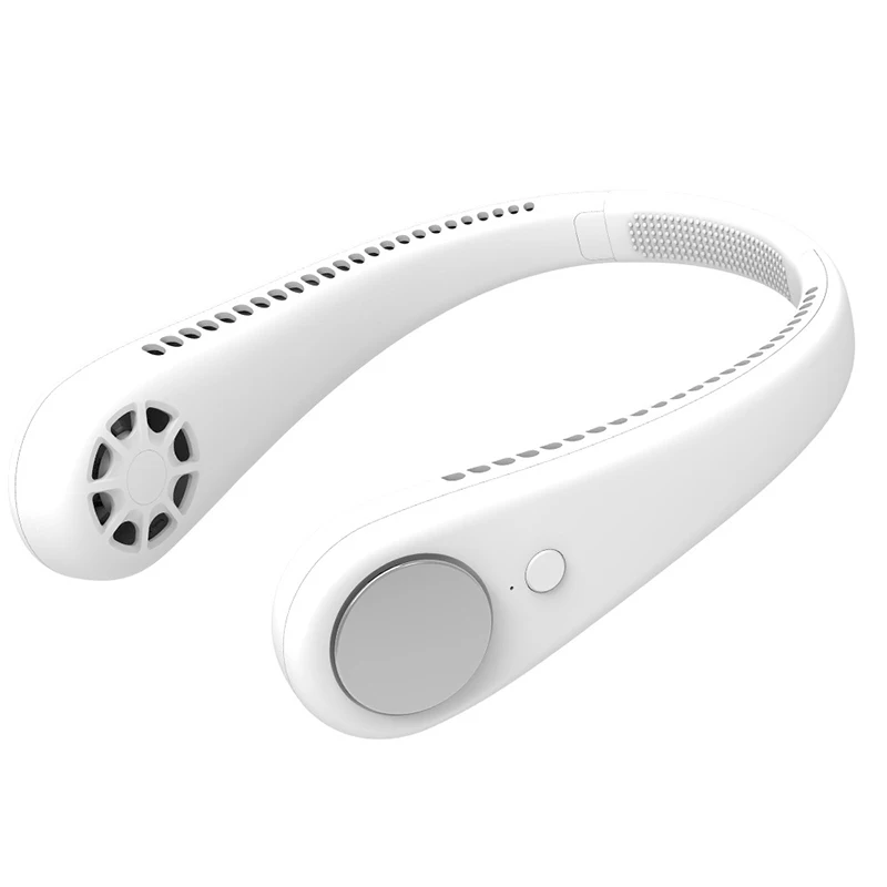 2024 Low Price Foldable Handheld Fan with Rechargeable Battery and Neck Hanging Feature
