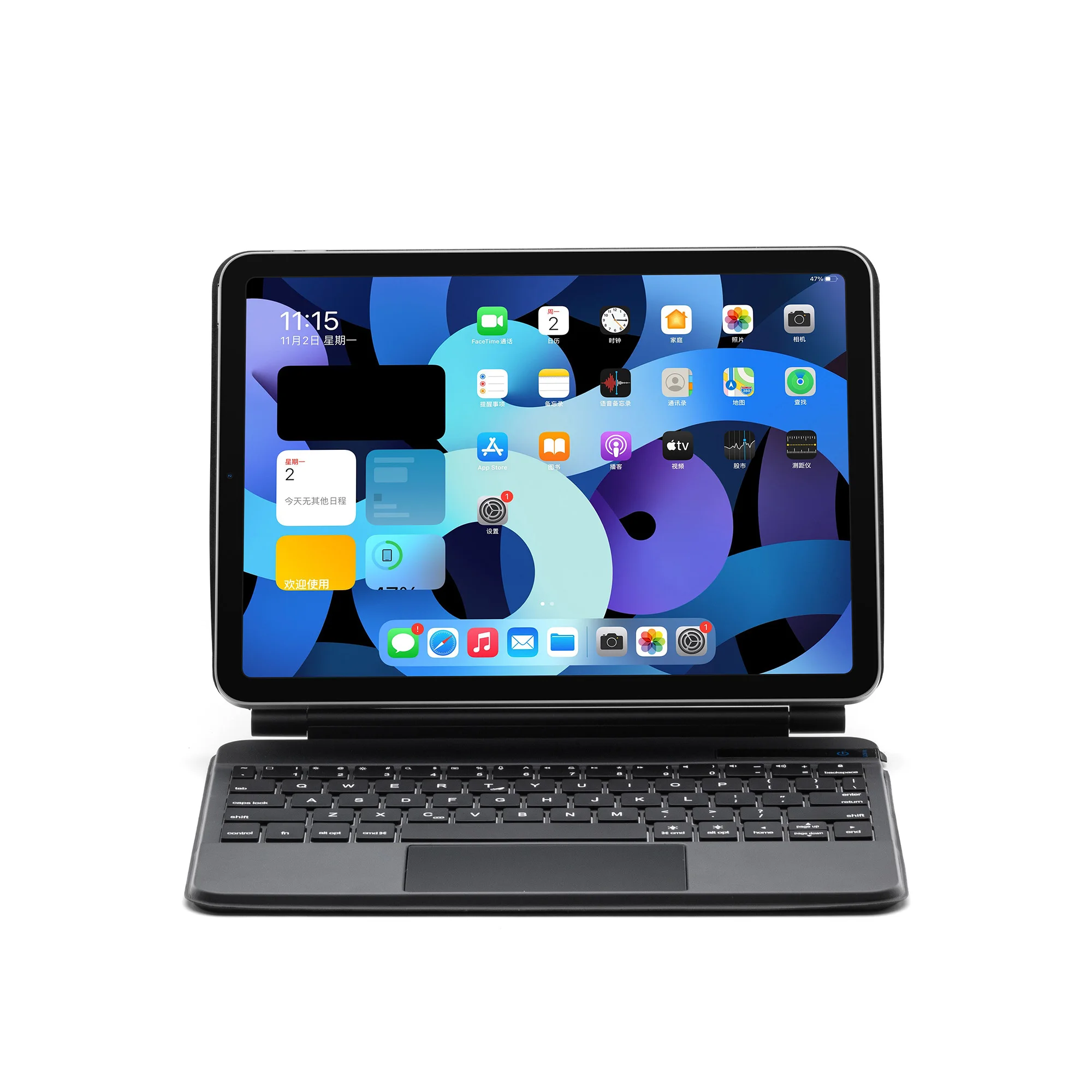 Wireless BT Keyboard for iPad 10th Generation Backlight Touch Version Magnetic Suspension Case Mouse Function New IOS Supported