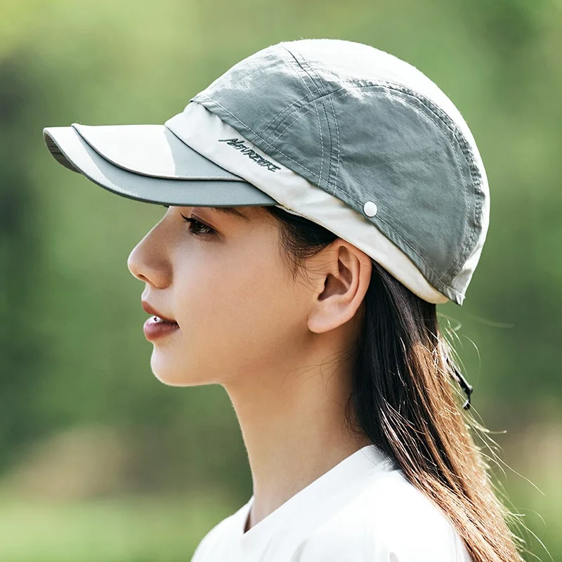 Naturehike Summer outdoor breathable cap sunscreen cap men and women waterproof double layer detachable hat