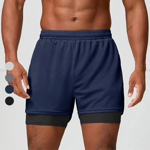 Mens Athletic Essentials Shorts Polyester Custom Casual Streetwear Running Sports Training Workout Sweat Shorts with Pocket