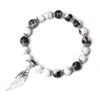 Howlite-Black white jade