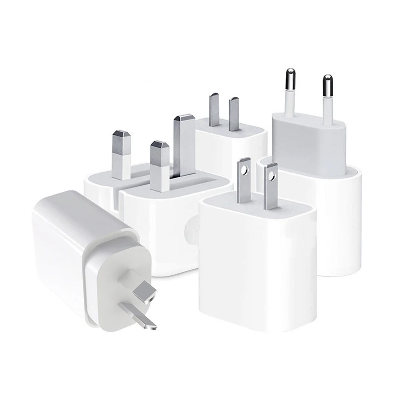 Лидер продаж на Amazon 2021 зарядное устройство для электроники с одним портом Iphone 12 Mini Pro Max 20 Вт Pd Usb Type C адаптер питания