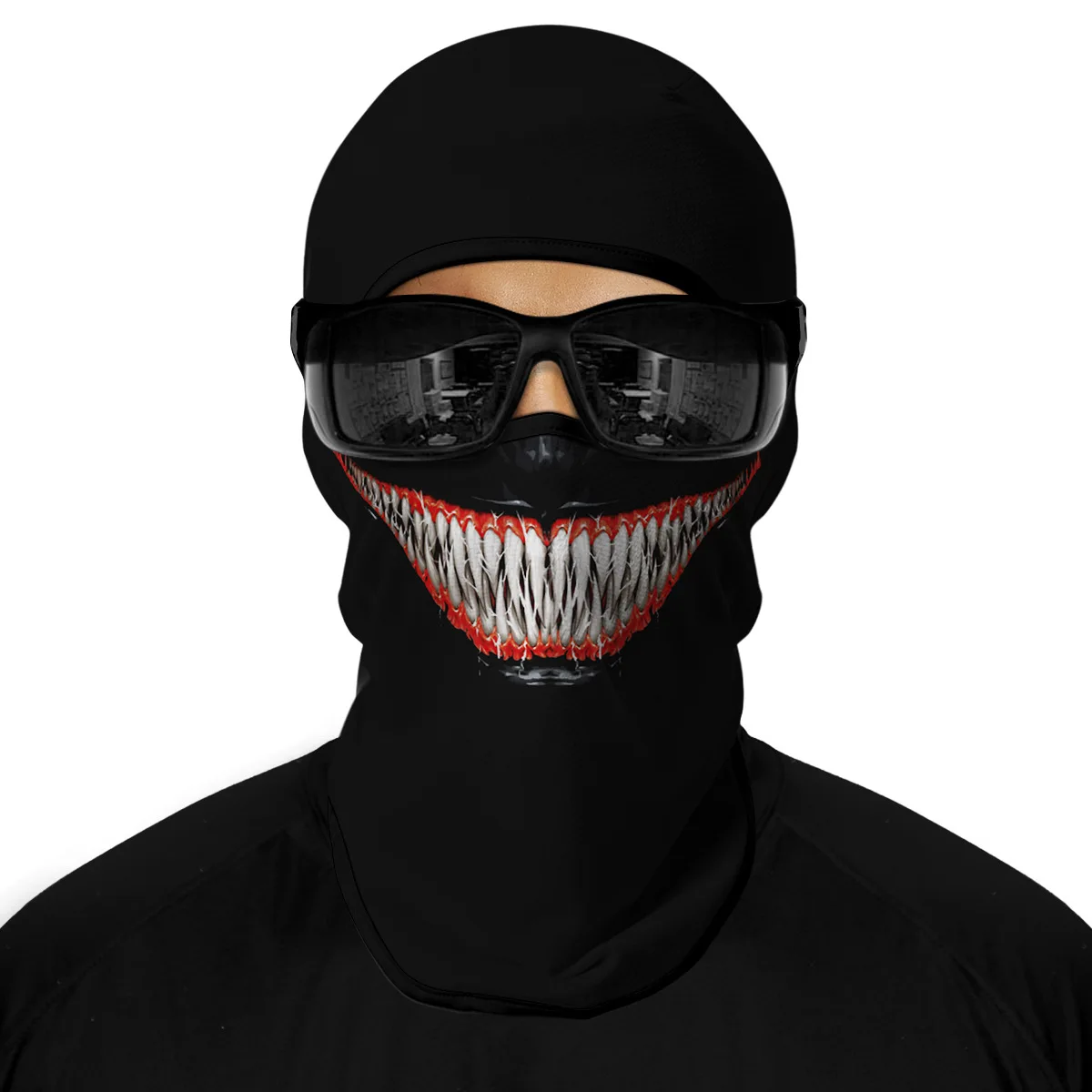 Custom Polyester Ski Masks Design Quick Dry Ice Silk 3D Print Halloween Cosplay Beanie Hat Hip Hop One Holes Full Face Balaclava