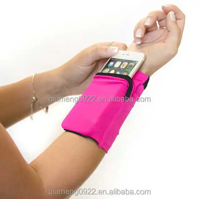 Zipper Wrist Sweatbands With Pockets Wrist Wallets For Women Yolev