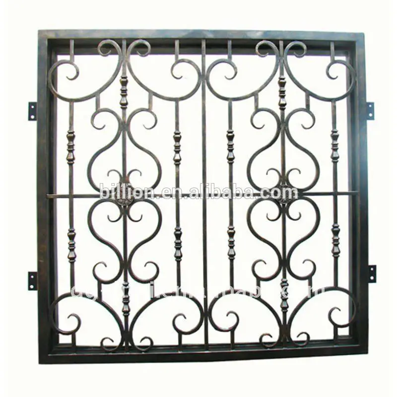 家具 Iron Window Glass Window Wrought Iron Aluminum Frame Stock Photo 1042946950