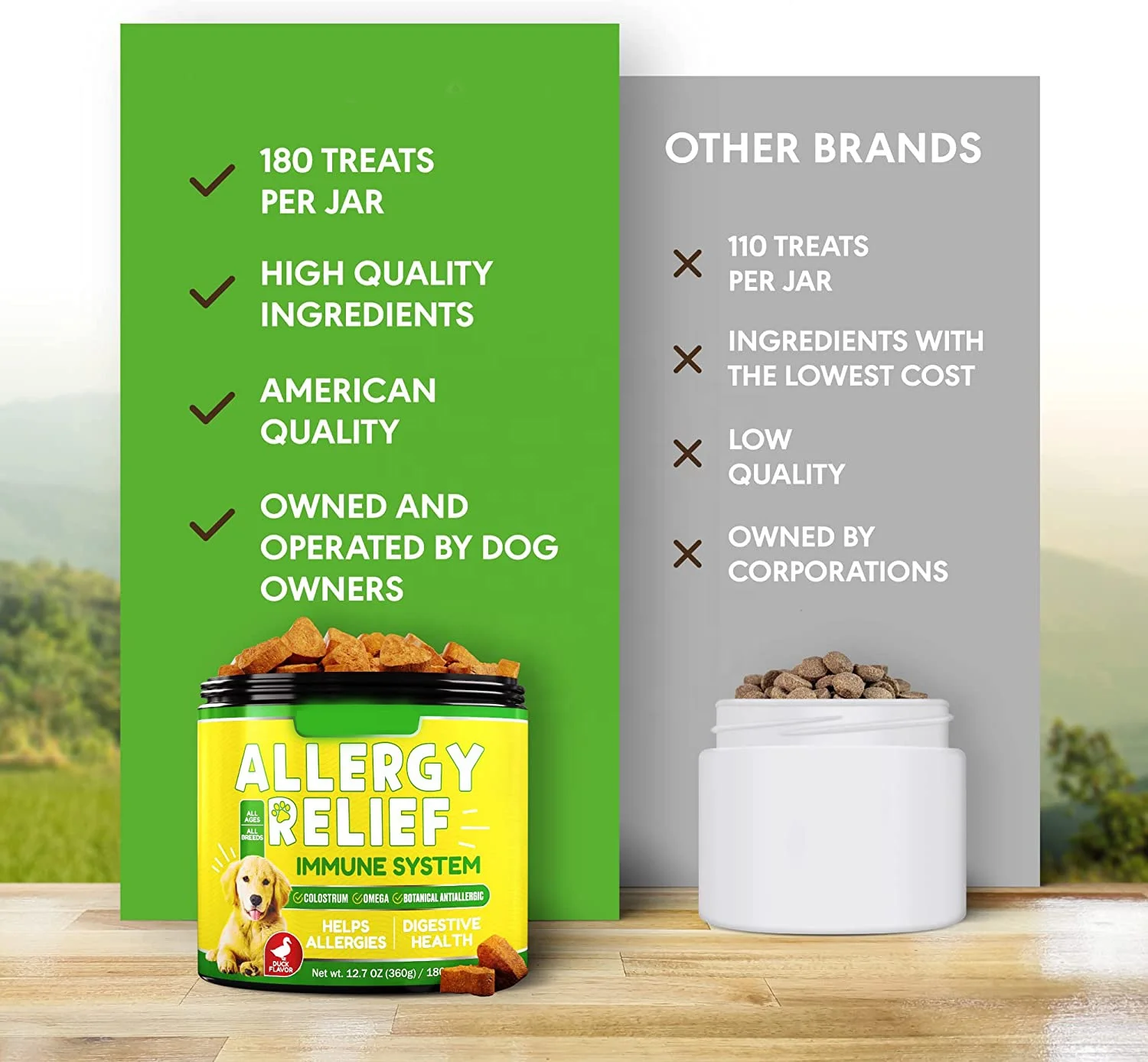 Oem Pet Dog Health Supplements Allergy Relief Chews For Dog With Fish