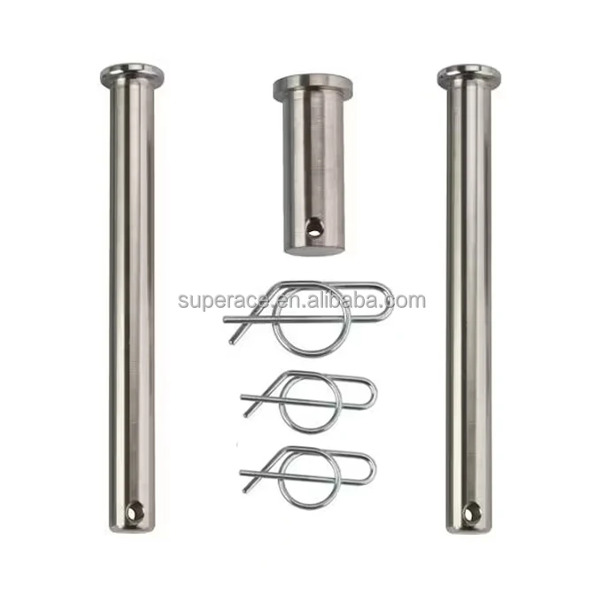 Titanium Jacobs Ladder Pin Kit 3/8"x3.75" And 1/2 Short Pin With Clips