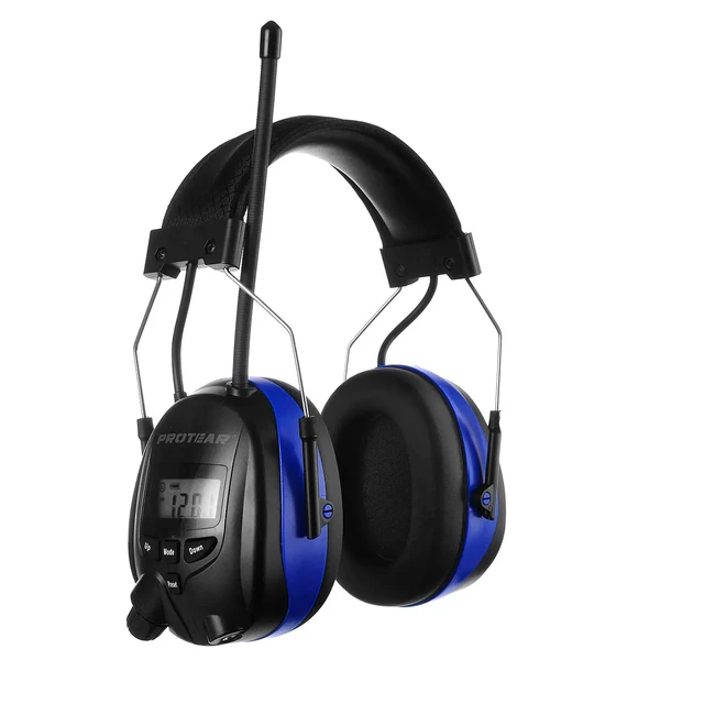 High Quality DAB FM Radio Safety Earmuffs Bluetooths Earmuffs for Noise Cancelling Hearing Protection